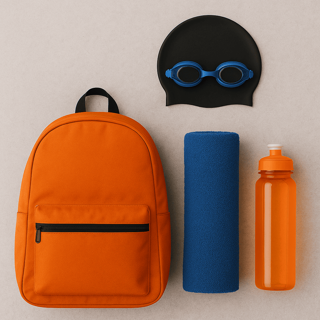 ¿Qué llevar a tu primera clase de natación? 🎒